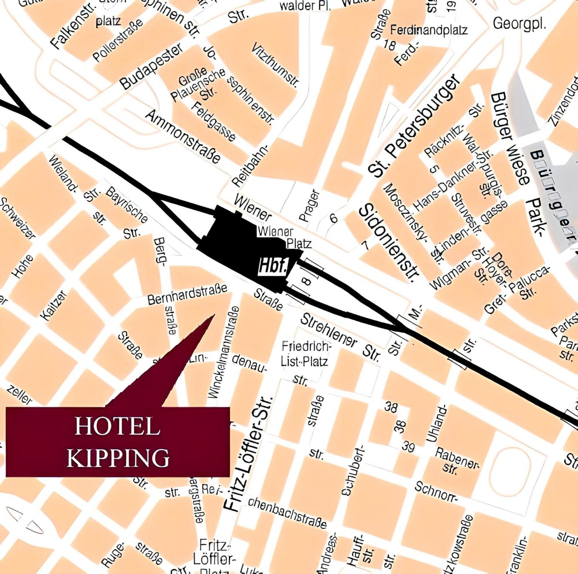 Hotel Villa Kipping Am Hauptbahnhof Dresden Ngoại thất bức ảnh
